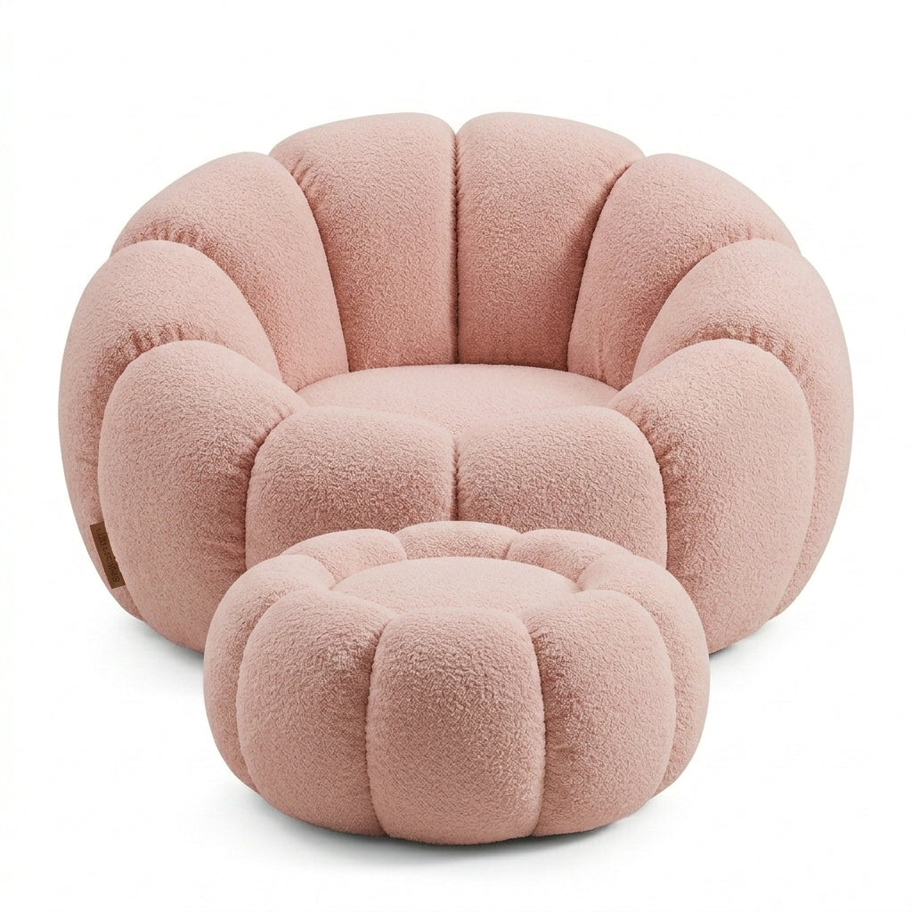 Fauteuil Corolle Rose